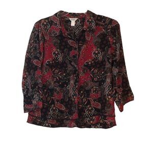 Christopher Banks Paisley Blouse PL